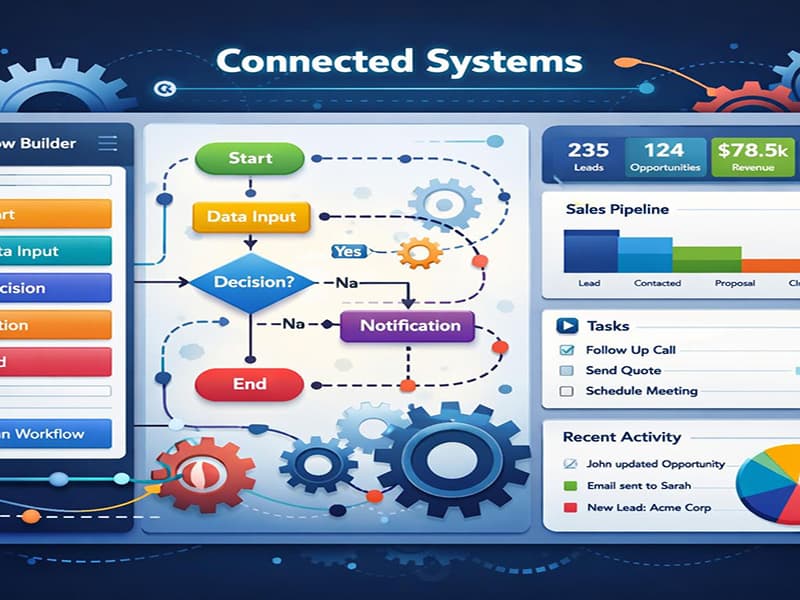 Automated follow-up system nurturing leads